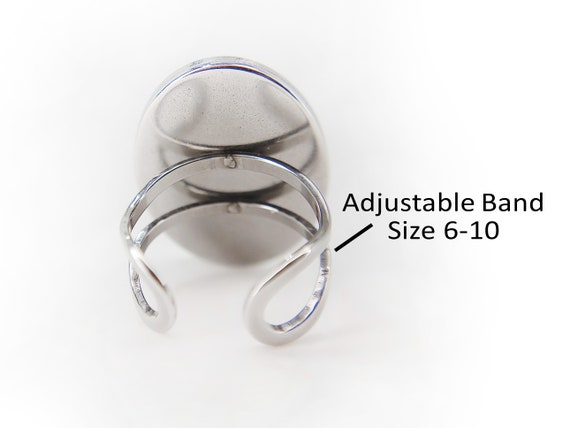Blue Eyeball Ring Human Taxidermy Eye Handmade Stainless Steel Jewelry 85 E OSSR Etsy Canada