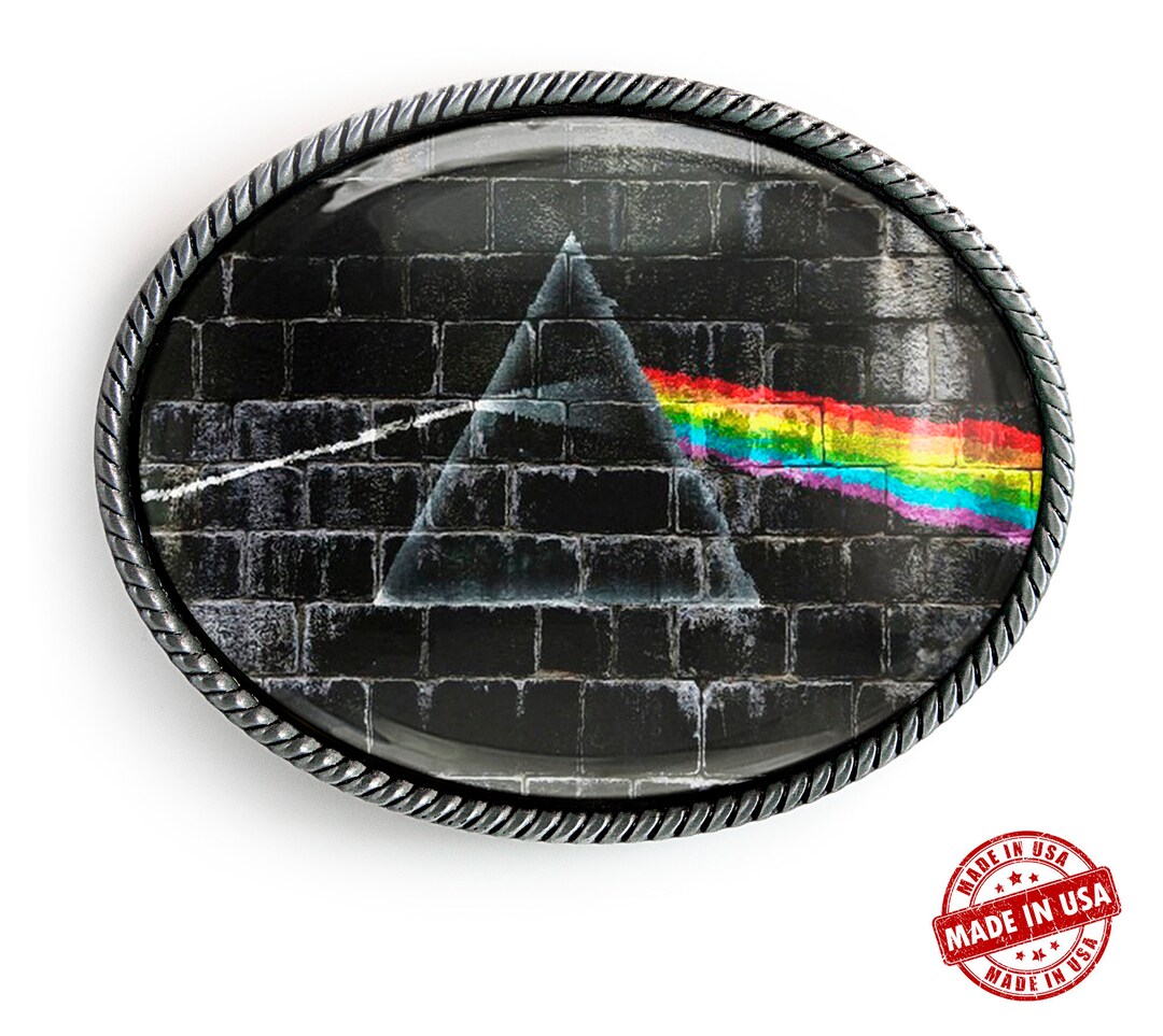 Pink Floyd Belt Buckle the Wall 60's Rock Band Antique Etsy