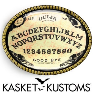 Ouija Board Belt Buckle - Horror Halloween Occult Gold or Silver Belt Buckle - 47