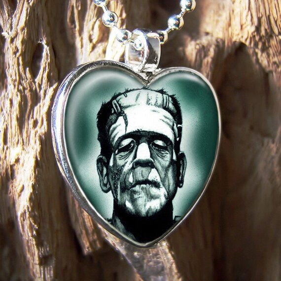 Gothic Frankenstein Universal Monster Horror Icon Heart Shaped | Etsy