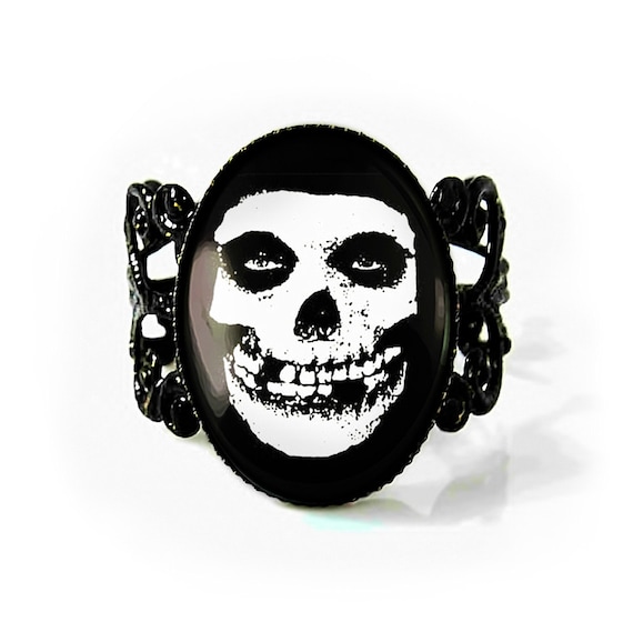 Misfits Glenn Danzig Crimson Skull Adjustable Horror Punk Filigree