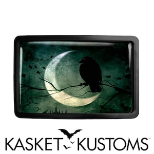 Raven Belt Buckle - Gothic Halloween Crow Men Women Belt Buckle - 953