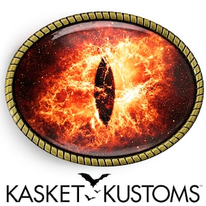 Fire Eyeball Belt Buckle - Halloween Monster Cosplay Handmade Buckle -147-E