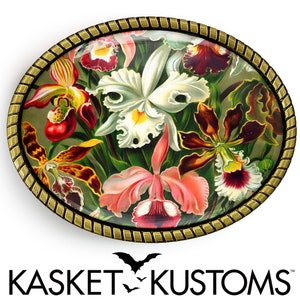 Victorian Floral Belt Buckle - Vintage Flowers Gold or Silver Buckle - 182