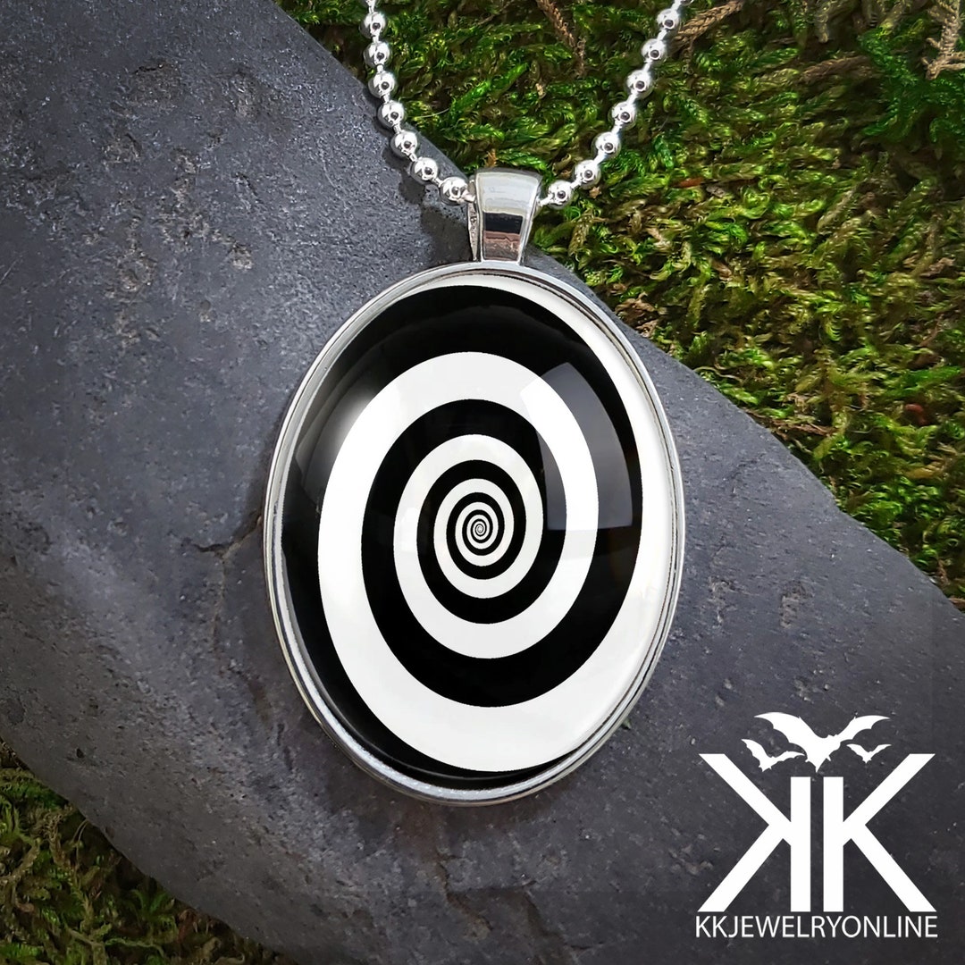 Twilight Zone Pendant - Sci-fi Hypnotic Spiral Handmade Twilight Zone Pendant - Sci-fi Hypnotic Spiral Handmade