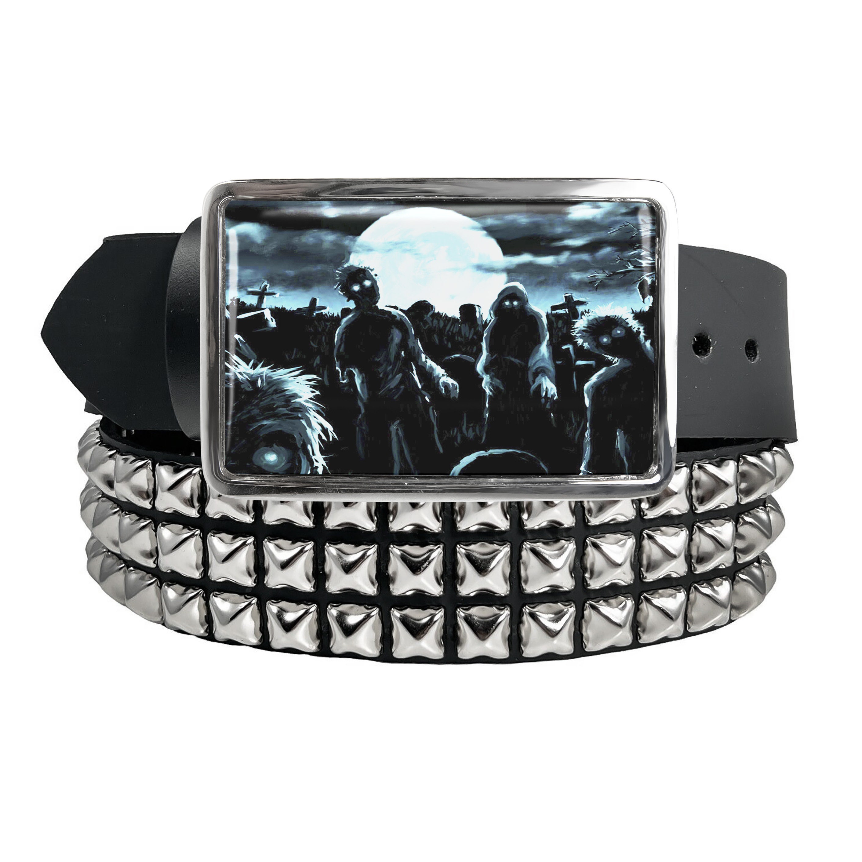 Zombie Belt Buckle - Apocalypse Virus Horror Movie Belt