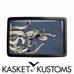 Boucle de ceinture Kraken - Boucle de ceinture traditionnelle faite main avec tenticules de pieuvre - 652-3