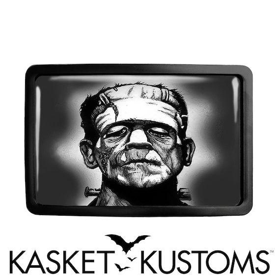 Boucle De Ceinture Frankenstein - Argentée, 40mm, Acier Inoxydable, Style Western, Neuve