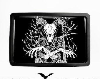 Baphomet Belt Buckle - Satanic Gothic Occult Witchcraft Rectangle Buckle - 17
