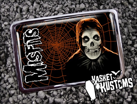 Misfits Belt Buckle Horror Punk Crimson 