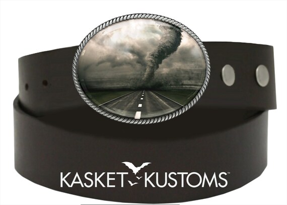Twister Belt Buckle - Tornado Alley Silver or Gold Belt Twister Belt Buckle - Tornado Alley Silver or Gold Belt