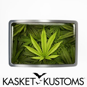 Hebilla de cinturón de marihuana - Hebilla de cinturón de cabeza de marihuana High Times - 730
