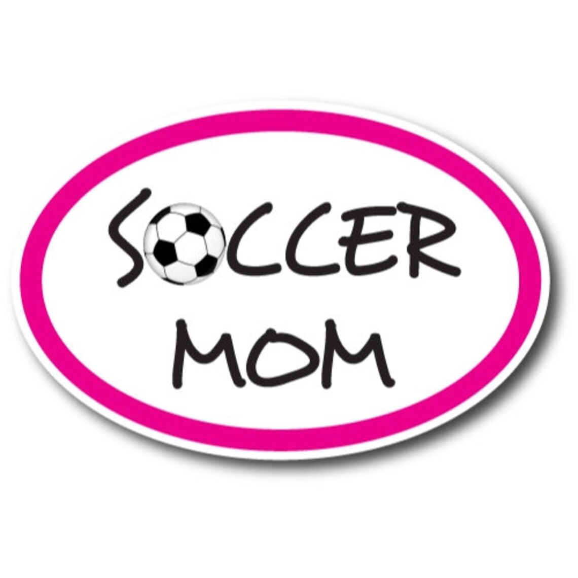 Soccer Mom Car Decal 4 X 6 Oval Heavy Duty for Car Etsy