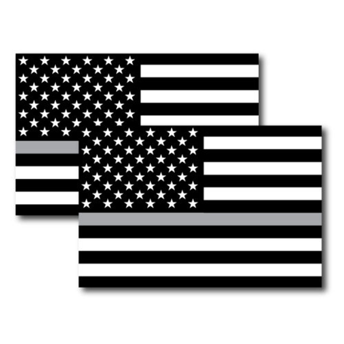 Aazon.co: Agnet E Up Thin Blue Line Aerican Flag And Aerican Flag - View #6