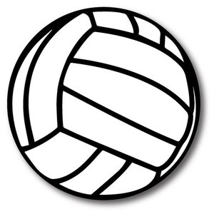 Volleyball Magnet 5&quot; Round Heavy Duty for Car Truck SUV Waterproof …