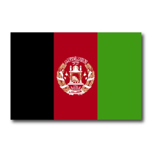 Afghanistan MINI BANNER FLAG GREAT FOR CAR & HOME MIRROR Hanging 2 Sided Fi