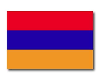 Armenia Armenian Flag Car Magnet Decal - 4 x 6 Heavy Duty for Car Truck SUV