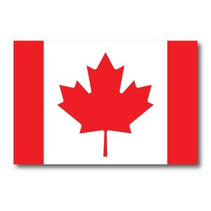 Canadian Flag Car Magnet Decal - Maple Leaf 4 x 6 Heavy Duty for Car Truck SUV …