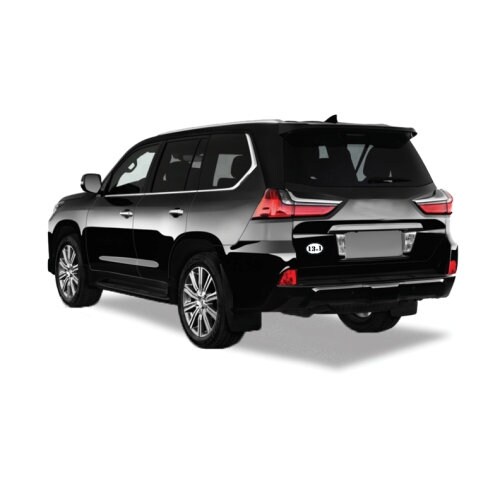 13.1 & 26.2 Marathon Oval Car Magnets – 4x6 Inches, Black Decal For SUV Or Car