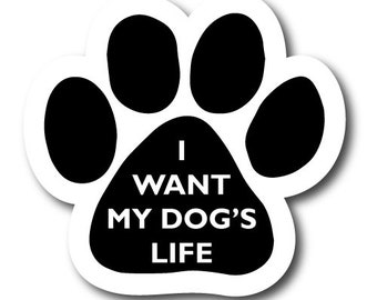 thumbnail image 2 of I Love My Pitbull Car Magnet - Paw Print Design With Red Hearts For Auto & Truck 2 of 12