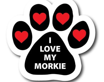 Magnet Me Up Blank LGBT Pawprint Car Magnet Paw Print Auto Truck Decal