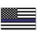 Aazon.co: Agnet E Up Thin Blue Line Aerican Flag And Aerican Flag - View #3