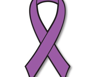 Lavender All Cancer Fighter Ribbon Car Magnet Decal Heavy Duty Waterproof Lavender All Cancer Fighter Ribbon Car Magnet Decal Heavy Duty Waterproof