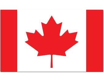 Magnet Me Up Canada Flag Magnet Decal, 3x5 Inches, Heavy Duty Automotive Magnet for Car, Truck SUV