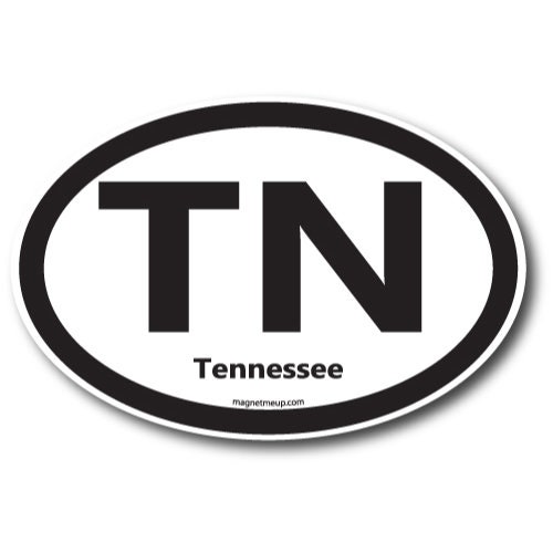 Vols, Tennessee Basketball Power T 6 Inch Magnet