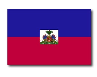 Haiti Haitian Flag Car Magnet Decal - 4 x 6 Heavy Duty for Car Truck SUV …