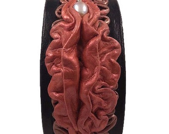 Leather Vagina Bracelet