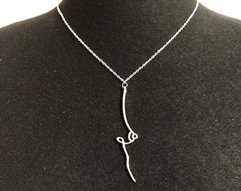 Necklace with a sexy breast pendant