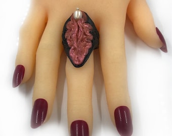 Leather Vagina ring