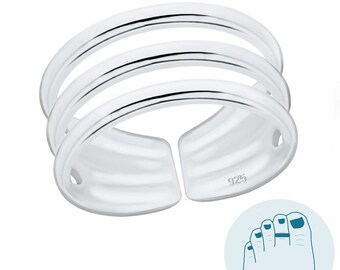 925 Sterling Silver Toering Toe Ring Toerings Toe Rings