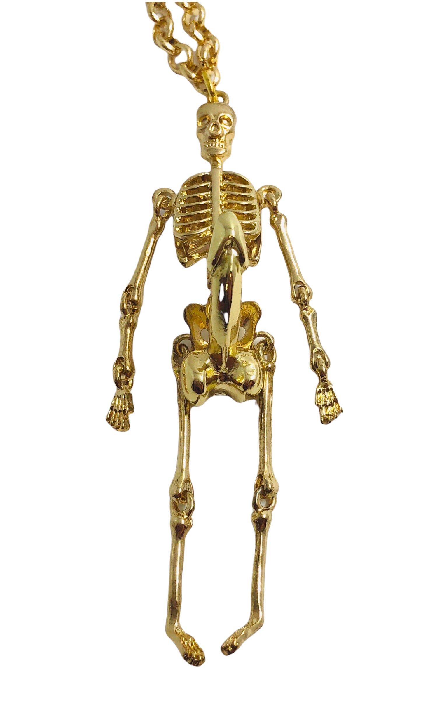 Squelette Halloween Géant 78 X 57 Cm – Déco Suspendue Effet Effrayant – Accessoire Carnaval, Fête Costumée