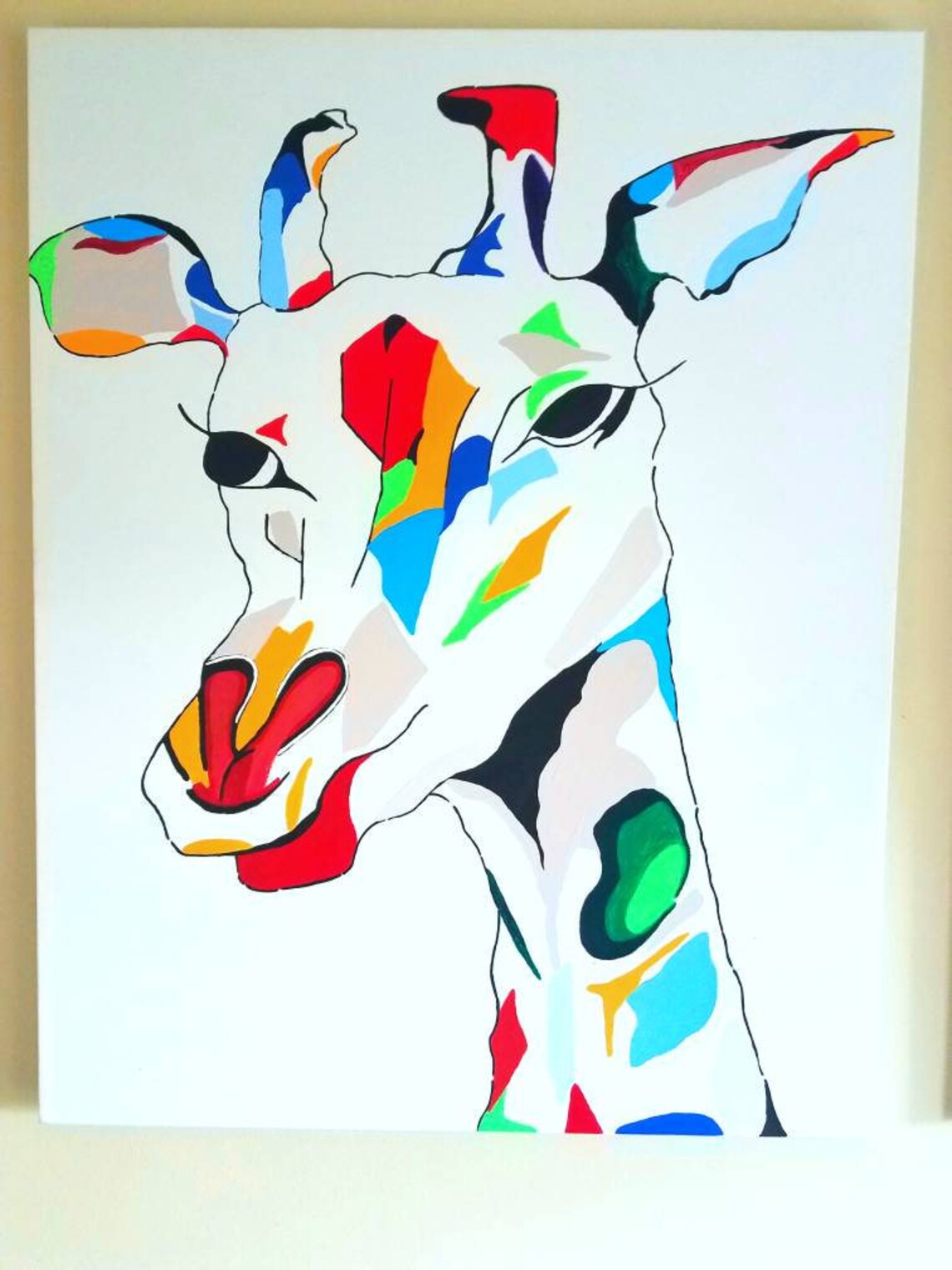 Colorful Wall Canvas Paintings Etsy UK