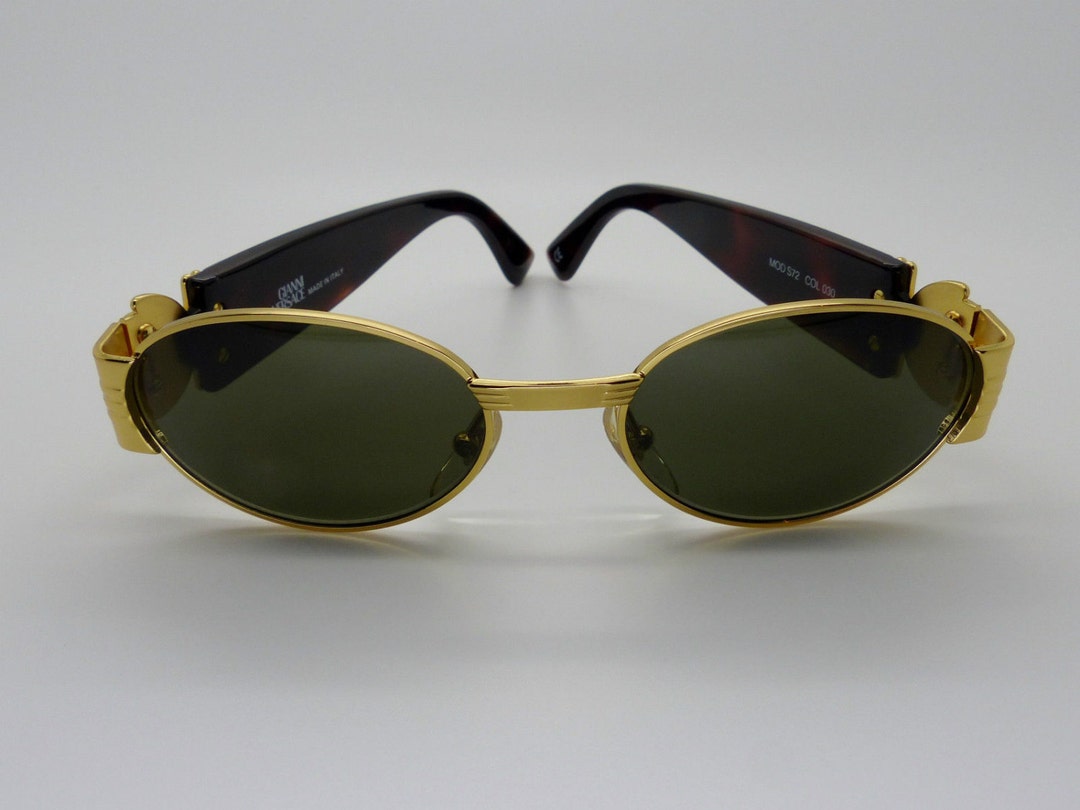 Genuine Rare Vintage Gianni Versace Medusa Sunglasses Mod S72 Col