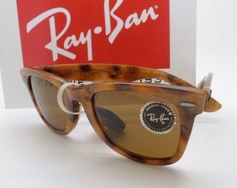Gafas de sol Ray Ban Bausch & Lomb Wayfarer Blonde Frost W0888 5022 Muy raras