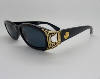 Auténticas gafas de sol vintage Gianni Versace Mod 482 Col 852 Unisex Large