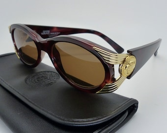 Gafas de sol Gianni Versace Mod 423 Col 900 Auténticas Vintage Nuevas de Antiguo Stock
