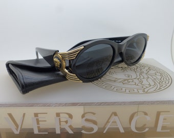 Gianni Versace-zonnebril Mod 423 Col 852 New Old Stock Vintage Zeldzaam
