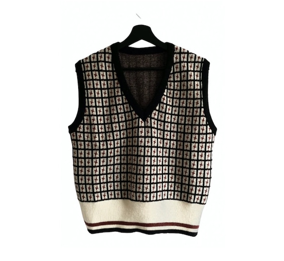 EXCELLENT CONDITION Vintage 70s wool blend vest si
