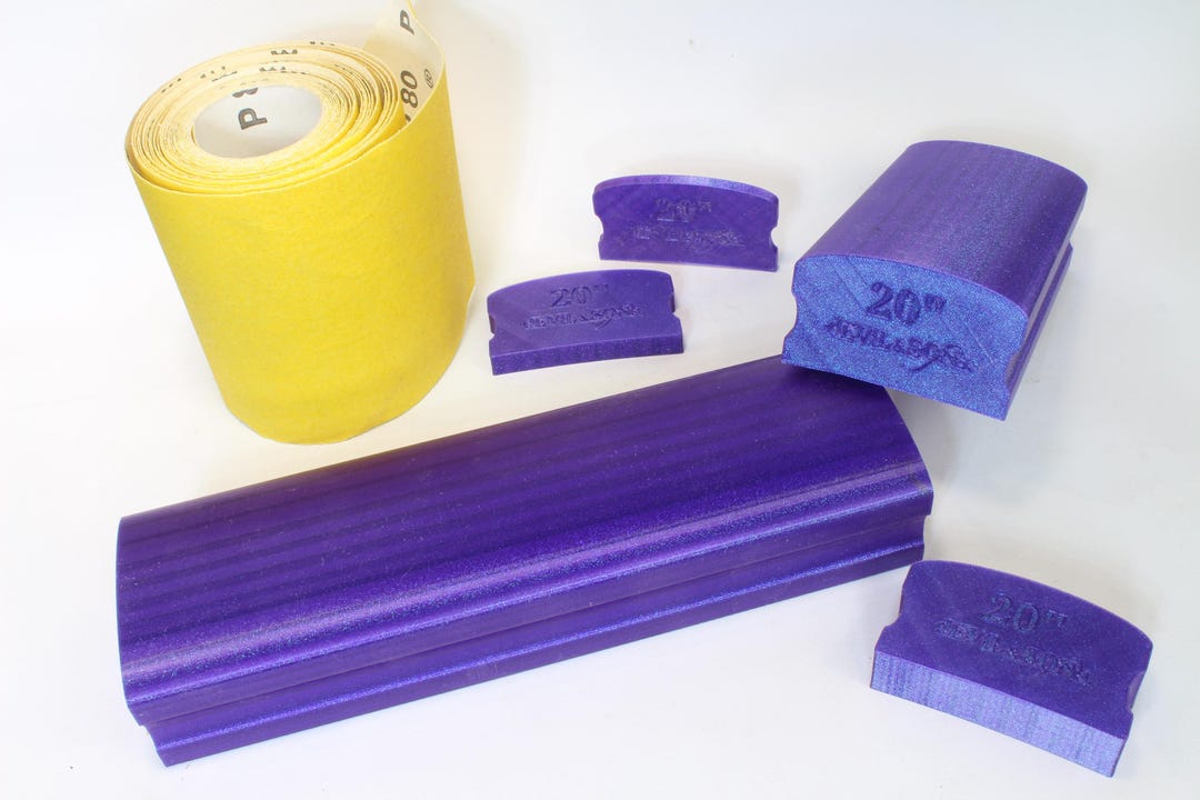 Radius Blocks Design Set of Five 20” Fretboard Radius Blocks (3D Print File) - Etsy