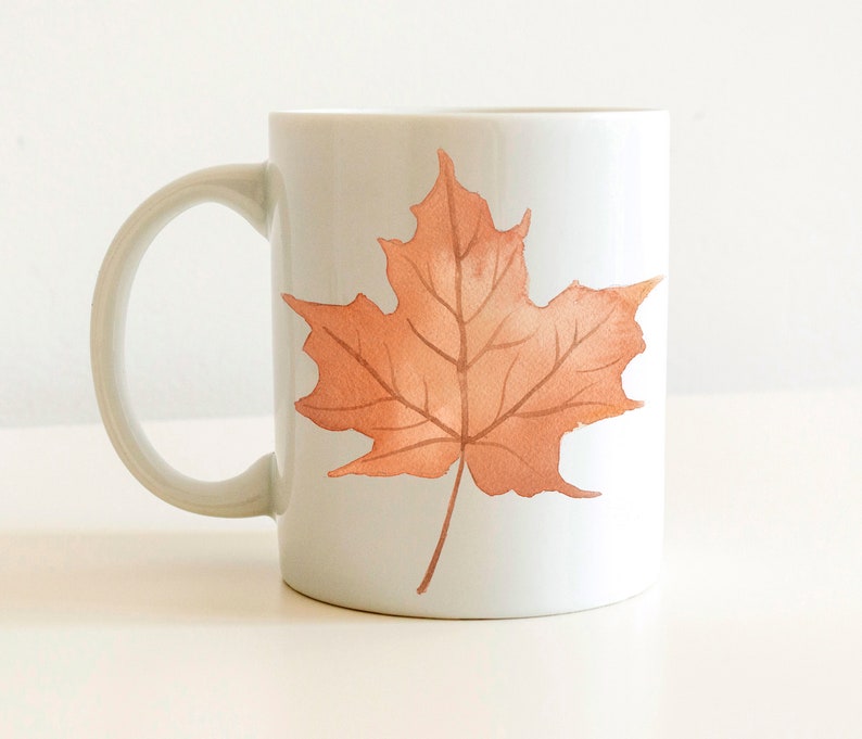 Maple Leaf Mug Maple Leaf Lover Gift Maple Leaf Coffee Mug Etsy España