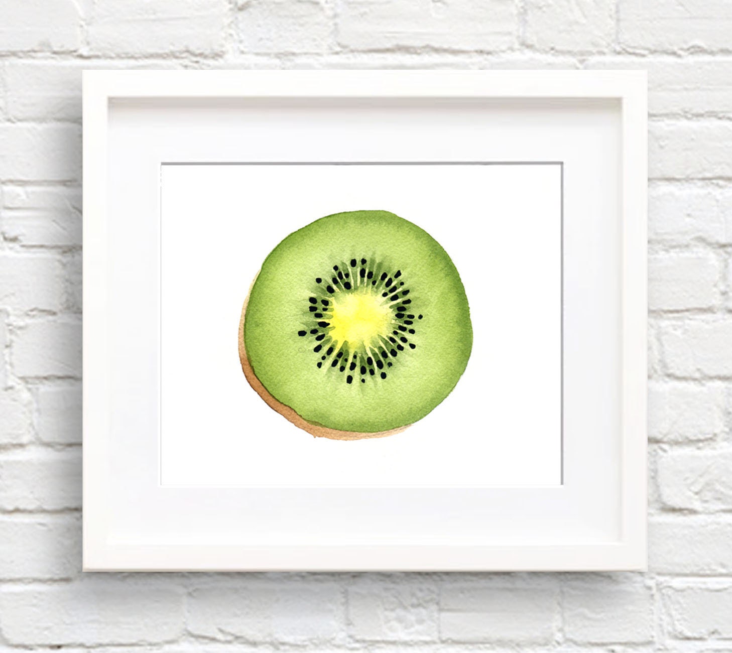 キウイフルーツ - アートプリント - キッチンアート - 壁飾り