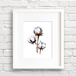 Algodón - Impresión artística - Decoración de pared - Pintura de acuarela