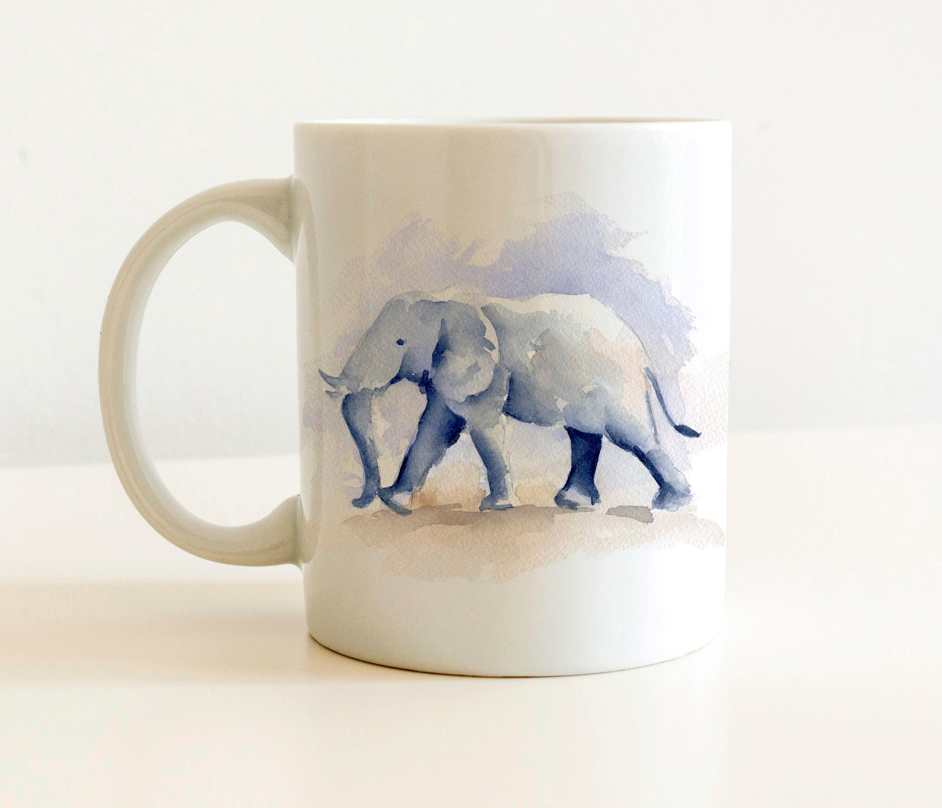 Elephant Mug Elephant Lover Gift Elephant Coffee Mug Etsy