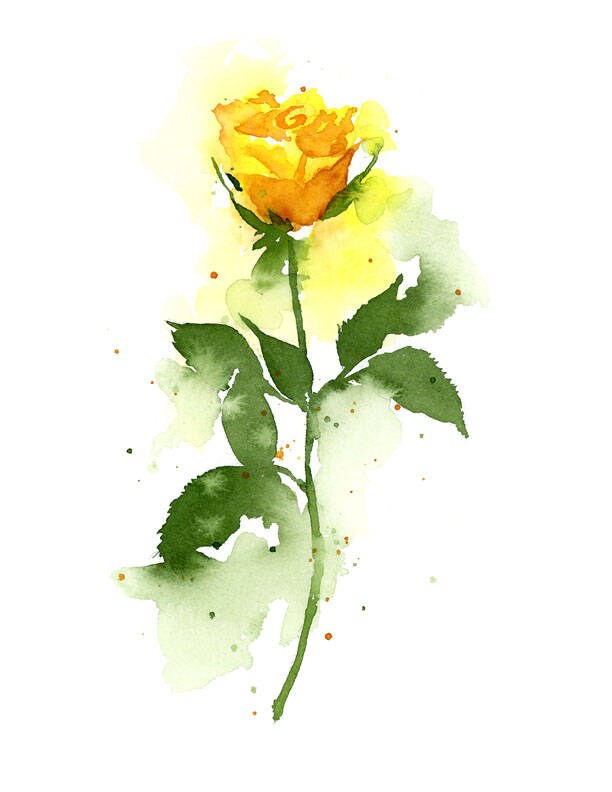 Yellow Roses To Print Yellow Rose - Flower - Yellow Rose Art Print - Flower Wall Decor ...