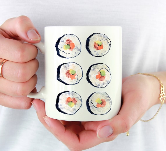 Sushi Mug - Sushi Lover Gift - Sushi Coffee Mug - Unique Sushi Gifts