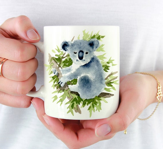 Koala Mug Koala Lover Gift Koala Bear Coffee Mug Unique Koala Gifts Animal  Gifts 